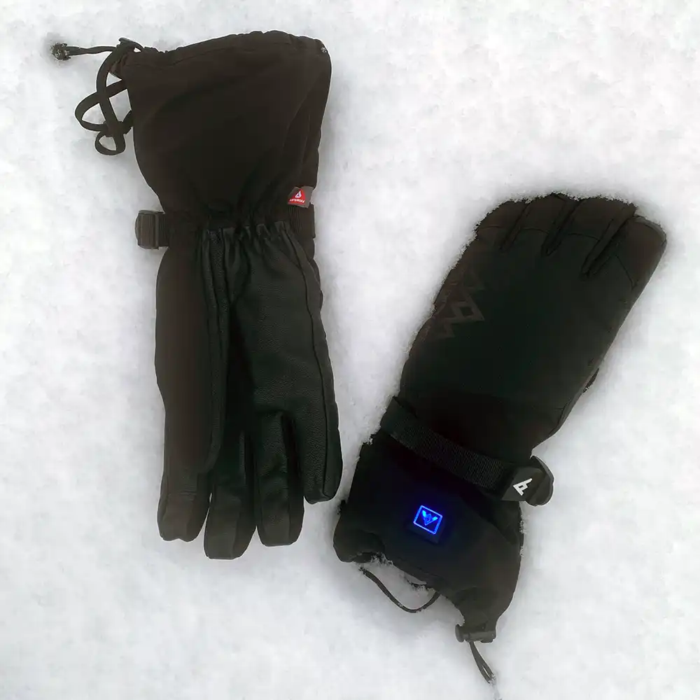 Heat Experience värmevantar i snö