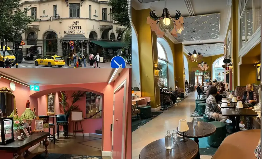 Hotell Kung Carl hotellmiljö och utsidan